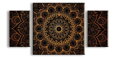 Mandala vycházející slunce