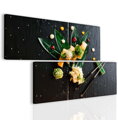 Dvoudílný obraz sushi