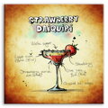 Obraz cedule Strawberry Daiquiri