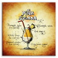 Obraz cedule Pina Colada