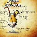 Obraz cedule Pina Colada