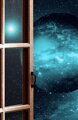 Obraz okno safírová galaxie