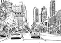 Tapeta Skica New York City