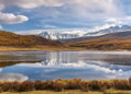 Tapeta Jezero a hory