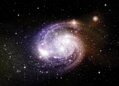 Tapeta Fialová galaxie