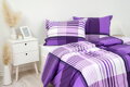 Povlak na polštář bavlněný Stanex Sofie fialová (LS278), 40 x 40 cm, Knoflíkové