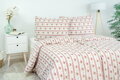 Ložní povlečení bavlněné Stanex retro růžové (LS248), 140 x 220 + 90 x 70, Knoflíkové