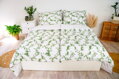 Ložní povlečení krepové Stanex eukalyptus oboustranný (LS400), 140 x 220 + 90 x 70, Knoflíkové