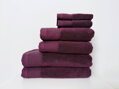 Mikrobavlna osuška Stanex - HARMONY 70 x 140 TMAVĚ FIALOVÁ