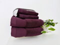 Mikrobavlna osuška Stanex - HARMONY 70 x 140 TMAVĚ FIALOVÁ