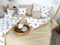Ložní povlečení bavlněné Stanex Daisy (LS431), 140 x 220 + 90 x 70, Knoflíkové