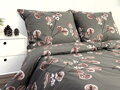 Ložní povlečení flanelové Stanex Koja hnědá (LS448), 140 x 200 + 90 x 70, Knoflíkové