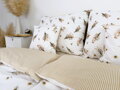 Ložní povlečení krepové Stanex Daisy (LS431), 140 x 220 + 90 x 70, Knoflíkové