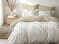 Ložní povlečení krepové Stanex Daisy (LS431), 140 x 220 + 90 x 70, Knoflíkové