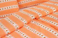 Ložní povlečení krepové Stanex Barunka oranžová (LS175), 140 x 200 + 90 x 70, Knoflíkové