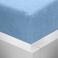 Froté napínací prostěradlo Stanex - světle modré, 90 x 200