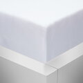 Jersey napínací prostěradlo Stanex - bílé, 160 x 200