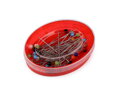 Špendlíky se skleněnou hlavičkou délka 33 mm