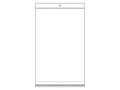 PP sáček s lepicí klopou a závěsem 15x25,5 cm