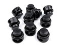 Brzdičky s dvěma dírkami 13x15 mm kulaté