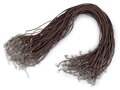 Voskovaná šňůrka s karabinkou délka 45 cm