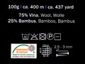 Pletací příze Bamboo Socks 100 g