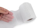 Tylová stuha se stříbrnými puntíky šíře 10 cm