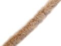 Oděvní / dekorační kožešinový proužek šíře 1,5 cm