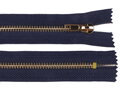 Kovový zip No 5 délka 16 cm (jeansový)