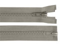 Zip kostěný 5 mm dělitelný 2 jezdce / dvoucestný 80 cm bundový