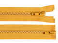 Zip kostěný 5 mm dělitelný 2 jezdce / dvoucestný 85 cm bundový