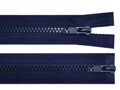 Zip kostěný 5 mm dělitelný 2 jezdce / dvoucestný 85 cm bundový