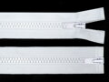 Zip kostěný 5 mm dělitelný 2 jezdce / dvoucestný 85 cm bundový