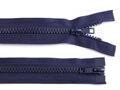 Zip kostěný 5 mm dělitelný 2 jezdce / dvoucestný 85 cm bundový