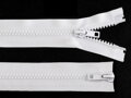 Zip kostěný 5 mm dělitelný 2 jezdce / dvoucestný 90 cm bundový