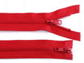 Zip kostěný 5 mm dělitelný 2 jezdce / dvoucestný 90 cm bundový