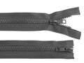 Zip kostěný 5 mm dělitelný 2 jezdce / dvoucestný 90 cm bundový