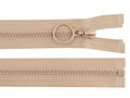 Kostěný zip 4 mm dělitelný s kroužkem délka 40 cm