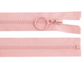 Kostěný zip 4 mm dělitelný s kroužkem délka 60 cm