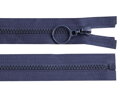 Kostěný zip 4 mm dělitelný s kroužkem délka 60 cm