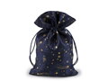 Vánoční dárkový pytlík hvězdy 15x24 cm