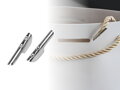 Kovová koncovka na kulatou šňůrku 4x19 mm