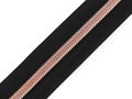 Zip spirálový šíře 5 mm s metalickými zoubky metráž