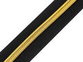 Zip spirálový šíře 5 mm s metalickými zoubky metráž