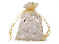 Dárkový pytlík 7x8,5 cm organza hvězda