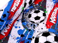 Bavlněná látka / plátno fotbal