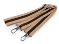 Textilní ucho / popruh na tašku s karabinami 130 cm