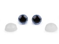 Oči glitrové s pojistkou Ø12 mm