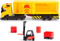 DICKIE Auto DHL Volvo FH16 s vysokozdvižným vozíkem na baterie Světlo Zvuk
