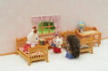 Sylvanian Families dětský pokoj s palandou herní set nábytek s doplňky